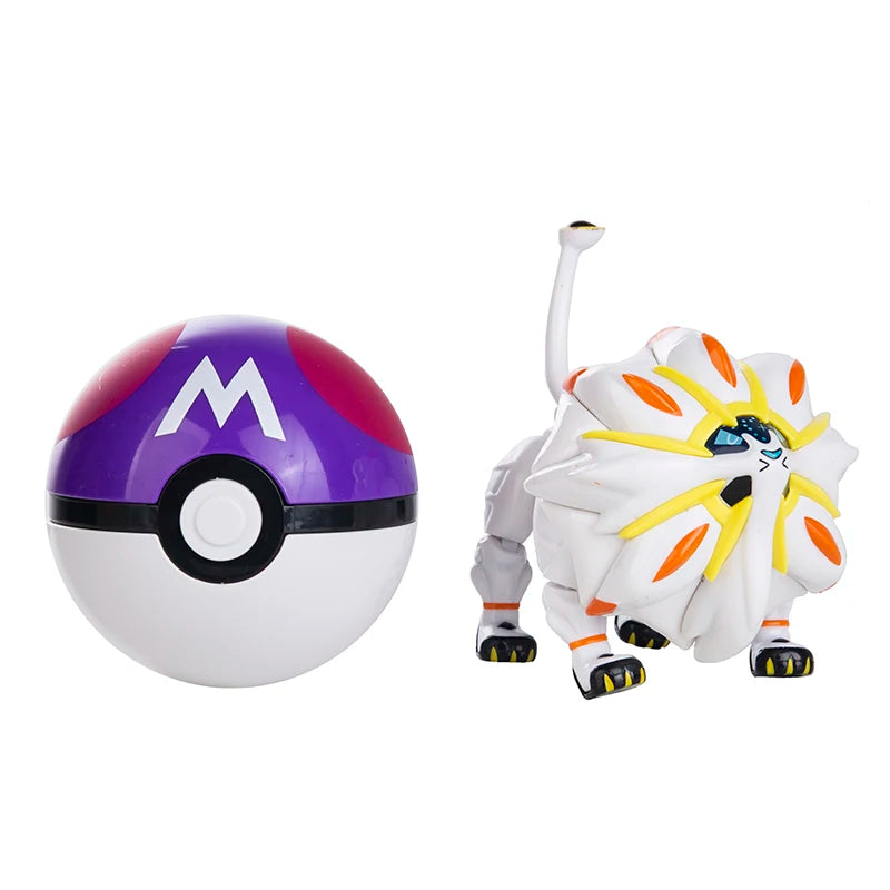 About Pokemon Anime Figure Charizard Pikachu Gyarados  Pocket Monster Figure Pokeball Action Deformation Toy Model Children Gift