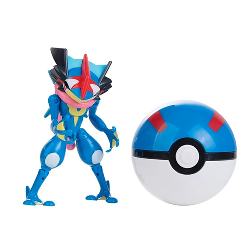 About Pokemon Anime Figure Charizard Pikachu Gyarados  Pocket Monster Figure Pokeball Action Deformation Toy Model Children Gift